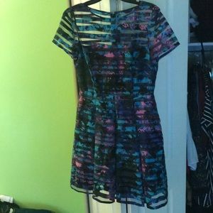 Beautiful evening dress multi colored